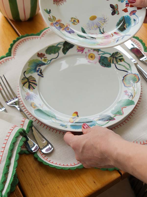 PRATO RASO DE PORCELANA FLOWERSCAPE