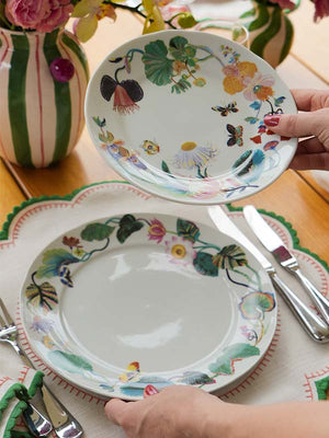 PRATO SOBREMESA DE PORCELANA FLOWERSCAPE