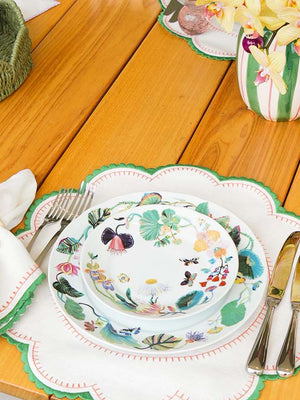 PRATO SOBREMESA DE PORCELANA FLOWERSCAPE