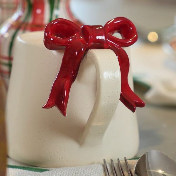 CANECA DE CERÂMICA ARTESANAL LAÇO