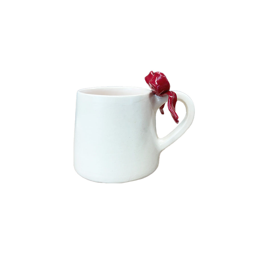 CANECA DE CERÂMICA ARTESANAL LAÇO