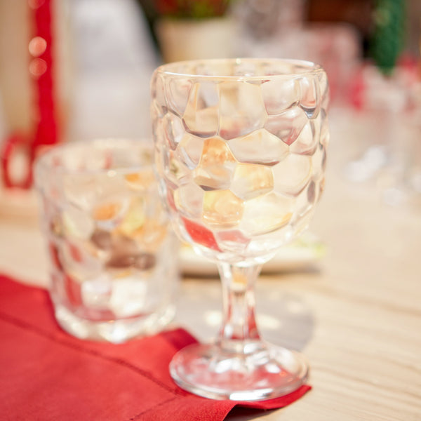 TAÇAS DE VIDRO BORBULHA