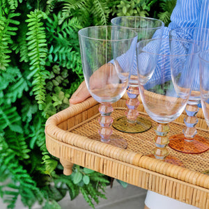 SET 6 TAÇAS DE VIDRO CANDY