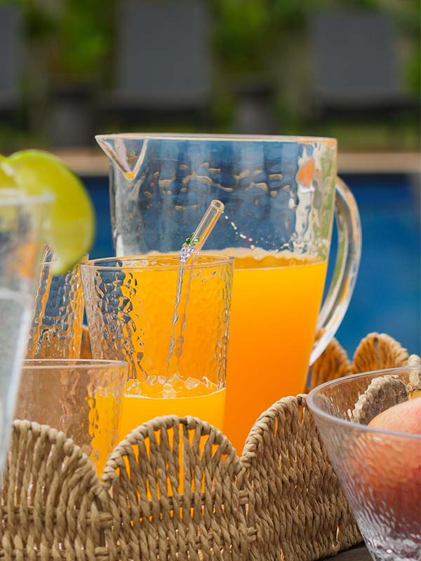 COPO BAIXO DE ACRÍLICO PRISMA TRANSPARENTE