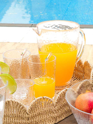 COPO ALTO DE ACRÍLICO PRISMA TRANSPARENTE