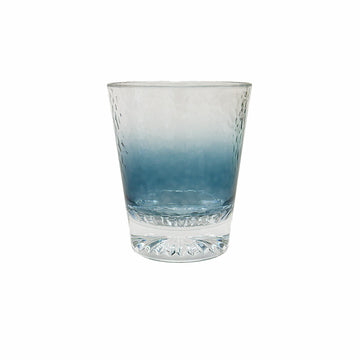 COPO BAIXO DE ACRÍLICO PRISMA AZUL