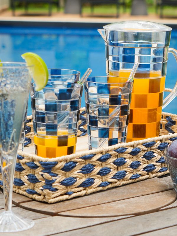 SET CANUDOS DE VIDRO DRINKS FRUTINHAS 4 PEÇAS