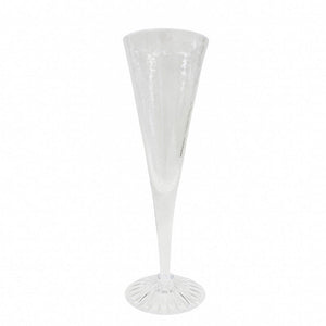 TAÇA DE CHAMPANHE EM ACRÍLICO PRISMA TRANSPARENTE
