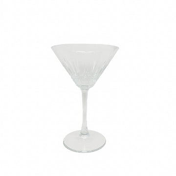 TAÇA DE MARTINI EM VIDRO LAPIDADO JAZZ 220ML
