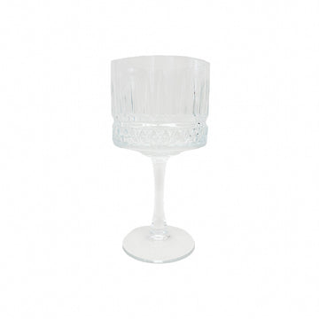 TAÇA PARA COQUETEL EM VIDRO LAPIDADO JAZZ 500ML