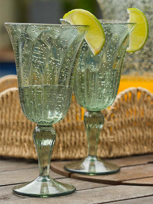 TAÇA ACRÍLICO BUBBLES VERDE