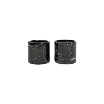 SET 2 COPOS DE SAQUÊ ONIX PRETO 5CM
