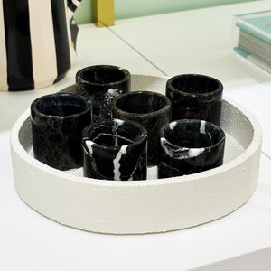 SET 2 COPOS DE SAQUÊ ONIX PRETO 5CM