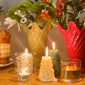 VELA ÁRVORE DE NATAL VERDE CLARO M 6,5X 14(h) CM