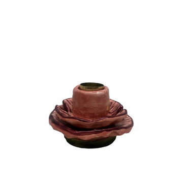 CASTIÇAL DE CERÂMICA ARTESANAL PAPOULA P