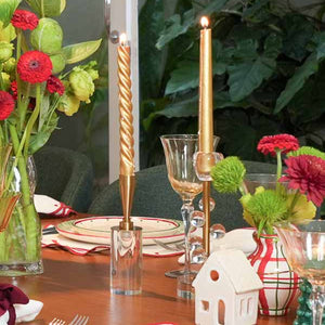 CASTIÇAL DE METAL E ACRÍLICO ECLAT P