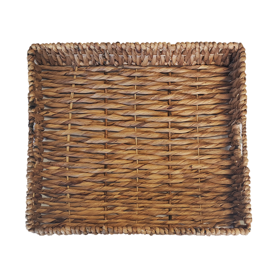 BANDEJA EM FIBRA NATURAL RETANGULAR 49x41x9h