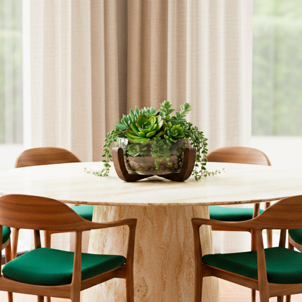 TRAVESSA MULTIUSO VIDRO E MADEIRA ESSENTIAL G