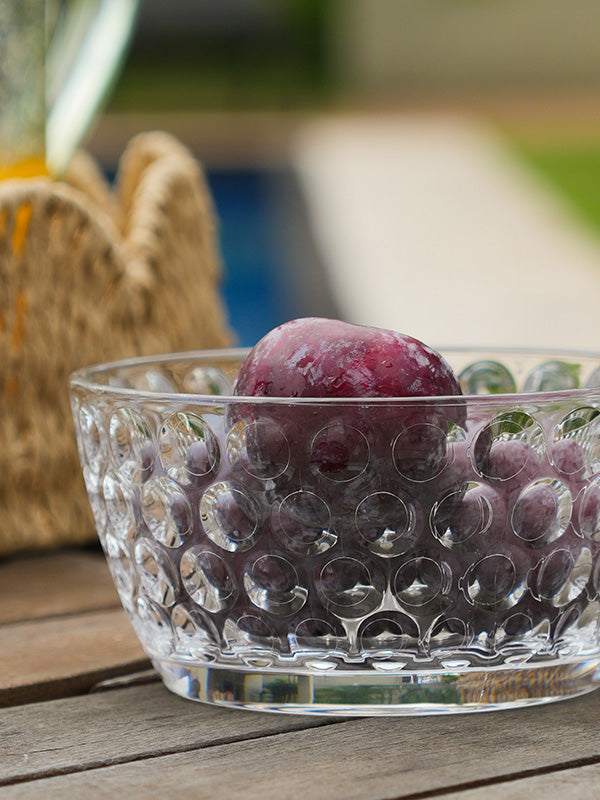 BOWL DE ACRÍLICO LUNA TRANSPARENTE 7CM
