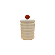 POTE CERÂMICA ARTESANAL COM ÁGATA NATURAL 15CM