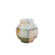 VASO DE ONIX QUADRICULADO VERDE 10 CM