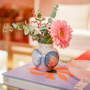 VASO DE ONIX ESFERA AZUL 10CM