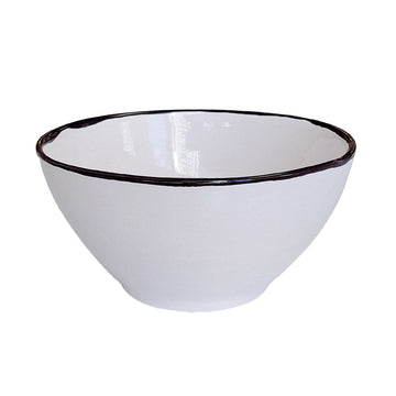 BOWL DE CERÂMICA ARTESANAL ORGANIC PRETO