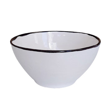 Bowl de Cerâmica Artesanal Organic Preto