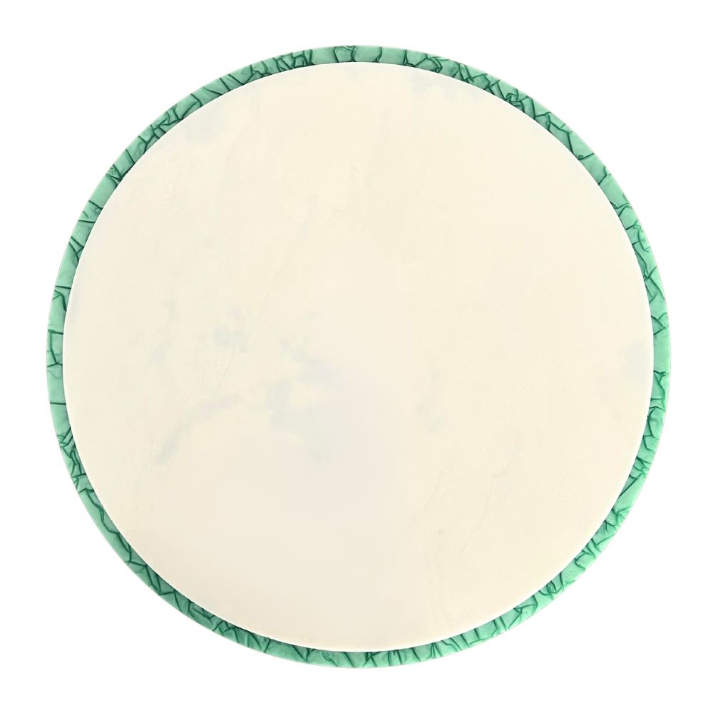 BOLEIRA ESFERA QUARTZO MARFIM  34X34CM