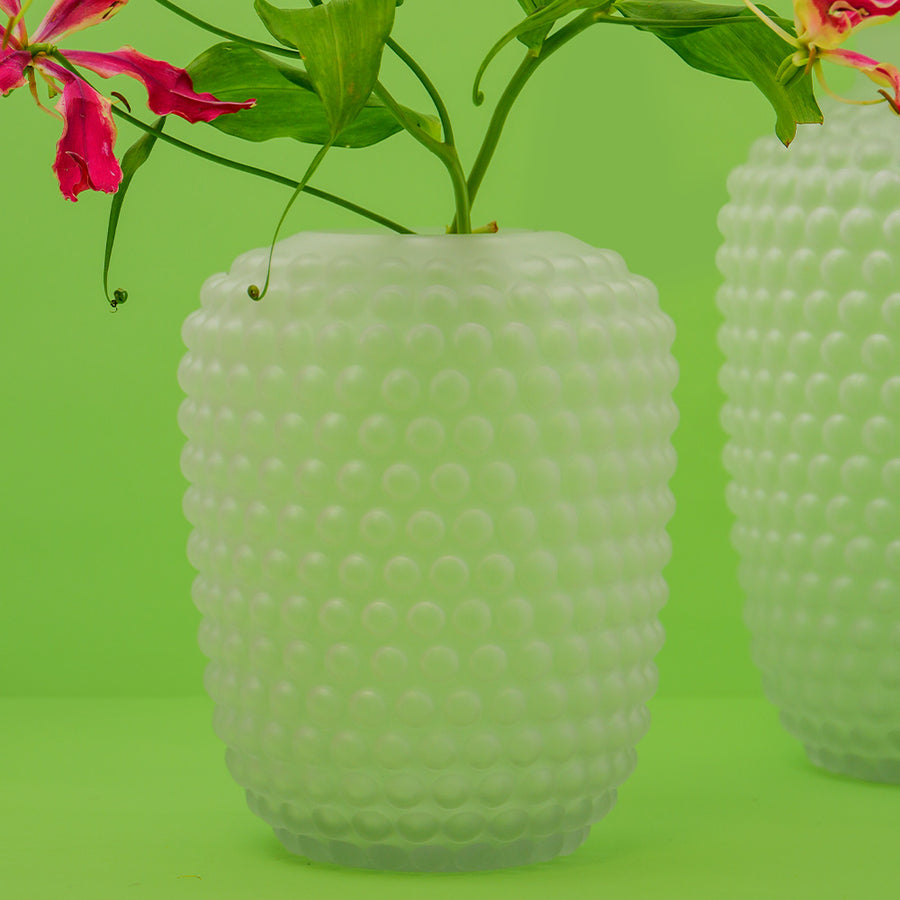 VASO DE VIDRO ORBE FOSCO 33X17X17
