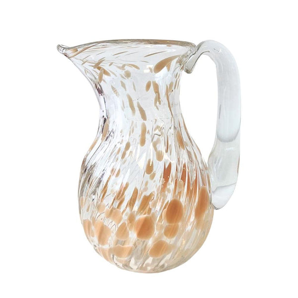 JARRA DE MURANO FLOW BEGE 20 X 23 (H) CM