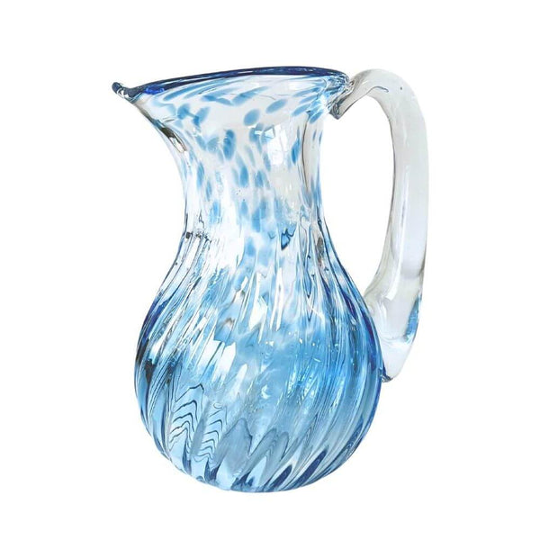 JARRA DE MURANO FLOW  AZUL 20 X 23 (H) CM