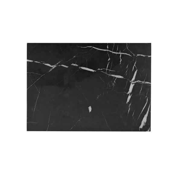 TÁBUA DE ONIX PRETA 25X35CM PRETO