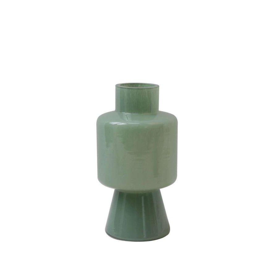 VASO DE VIDRO CELADON CILÍNDRICO 11 X 21 (H) CM