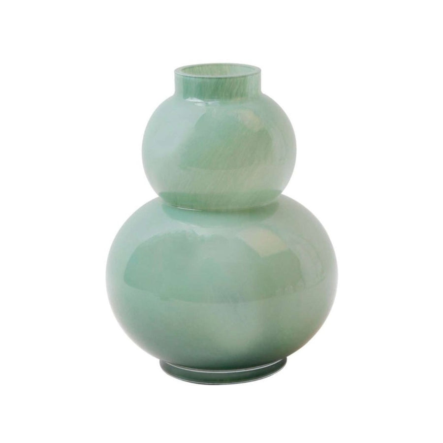 VASO DE VIDRO CELADON BUBBLE VERDE G 17 X 25 (H) CM