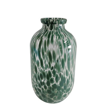 VASO DE VIDRO DEMI VERDE GRANDE 17,5 X 34,5 (H)CM