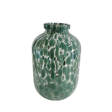 VASO DE VIDRO DEMI VERDE 17 X 28 (H) CM