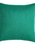 CAPA DE ALMOFADA CASHMERE TOUCH PONTO ARROZ VERDE 50X50CM