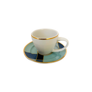 XÍCARA DE CAFÉ  PORCELANA GOLD DÉCO