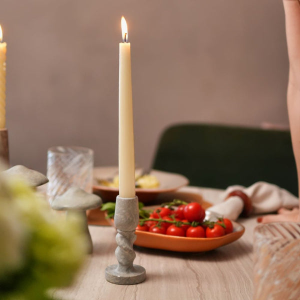 CASTIÇAL PEDRA SABÃO M 7 X 15 (H) CM