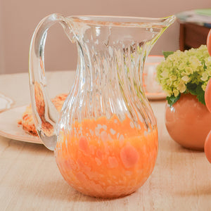 JARRA DE MURANO FLOW BEGE 20 X 23 (H) CM