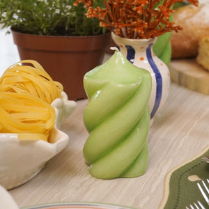 VELA SUPER TWIST VERDE CLARO P 6,5 X 11(h) CM