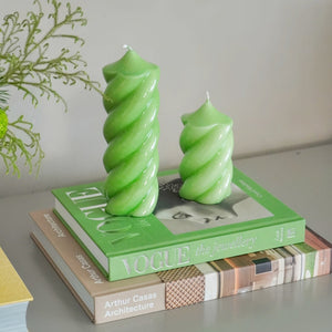 VELA SUPER TWIST VERDE CLARO P 6,5 X 11(h) CM