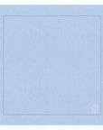 GUARDANAPO DE LINHO VISCO BARRA LARGA PREMIUM AZUL CLARO 55X55 CM