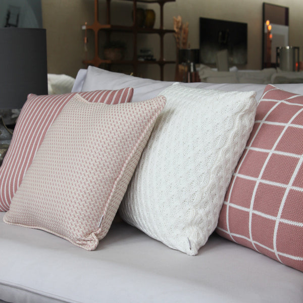 CAPA DE ALMOFADA ROSA MILLENNIAL