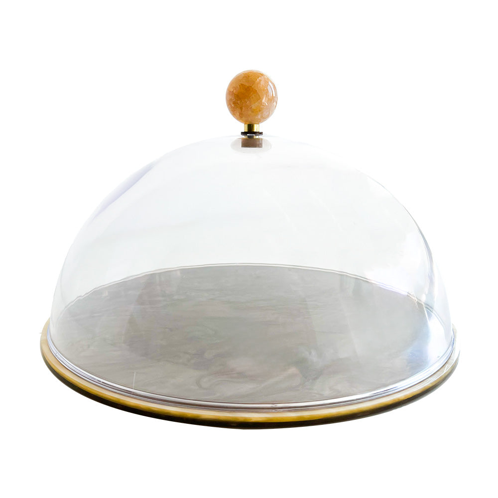 BOLEIRA ESFERA QUARTZO FENDI 34X34CM