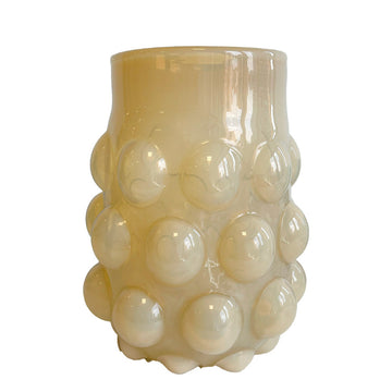 VASO DE VIDRO DOTS CHAMPAGNE G 24 X 32(H) CM