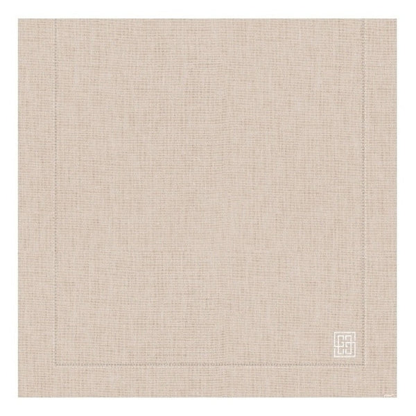 CAMINHO DE MESA LINHO PURO BARRA LARGA PREMIUM NATURAL 160X45CM