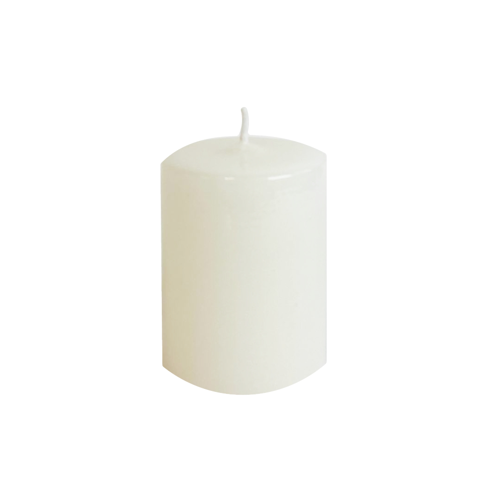 VELA CILÍNDRICA BRANCA CLEAN 7 X 9(H) CM