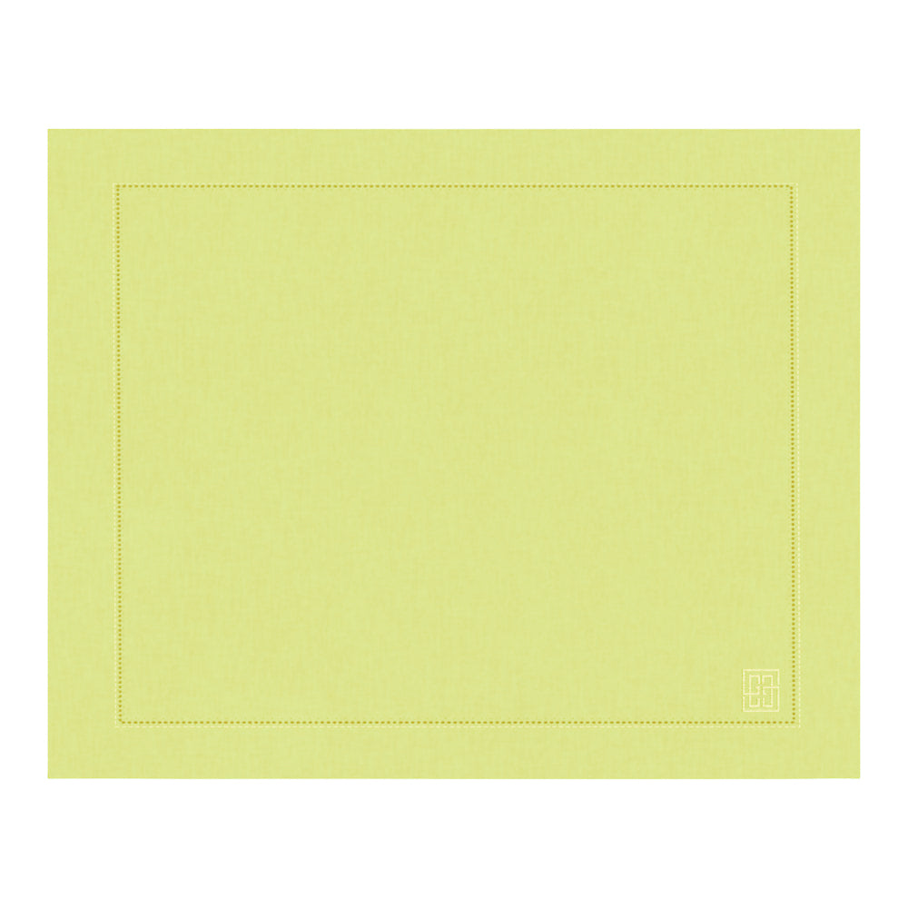 JOGO AMERICANO LINHO VISCO BARRA LARGA PREMIUM AMARELO